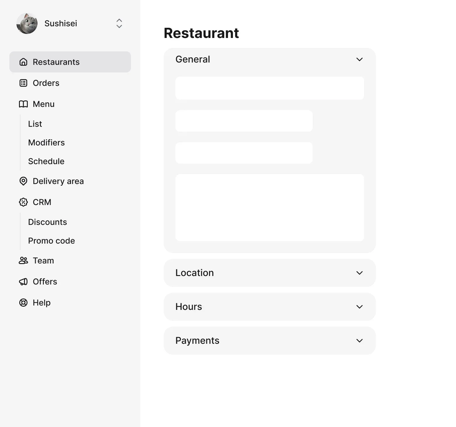 Vertical Accordion layout approach