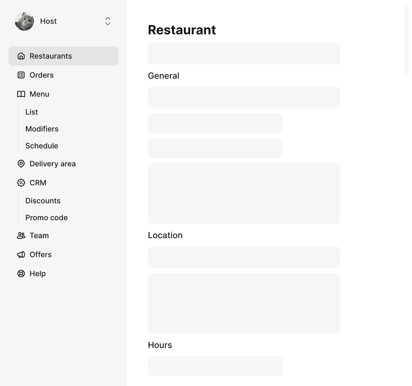 Full-page form layout approach