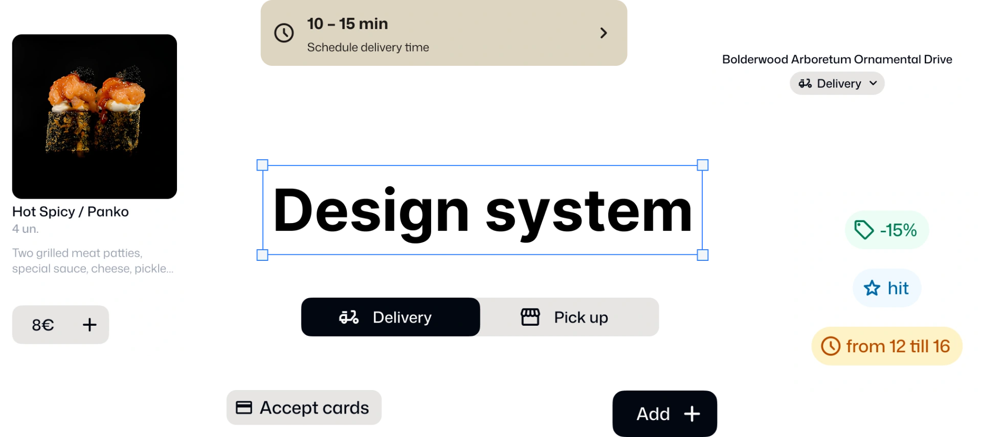 Design system elements